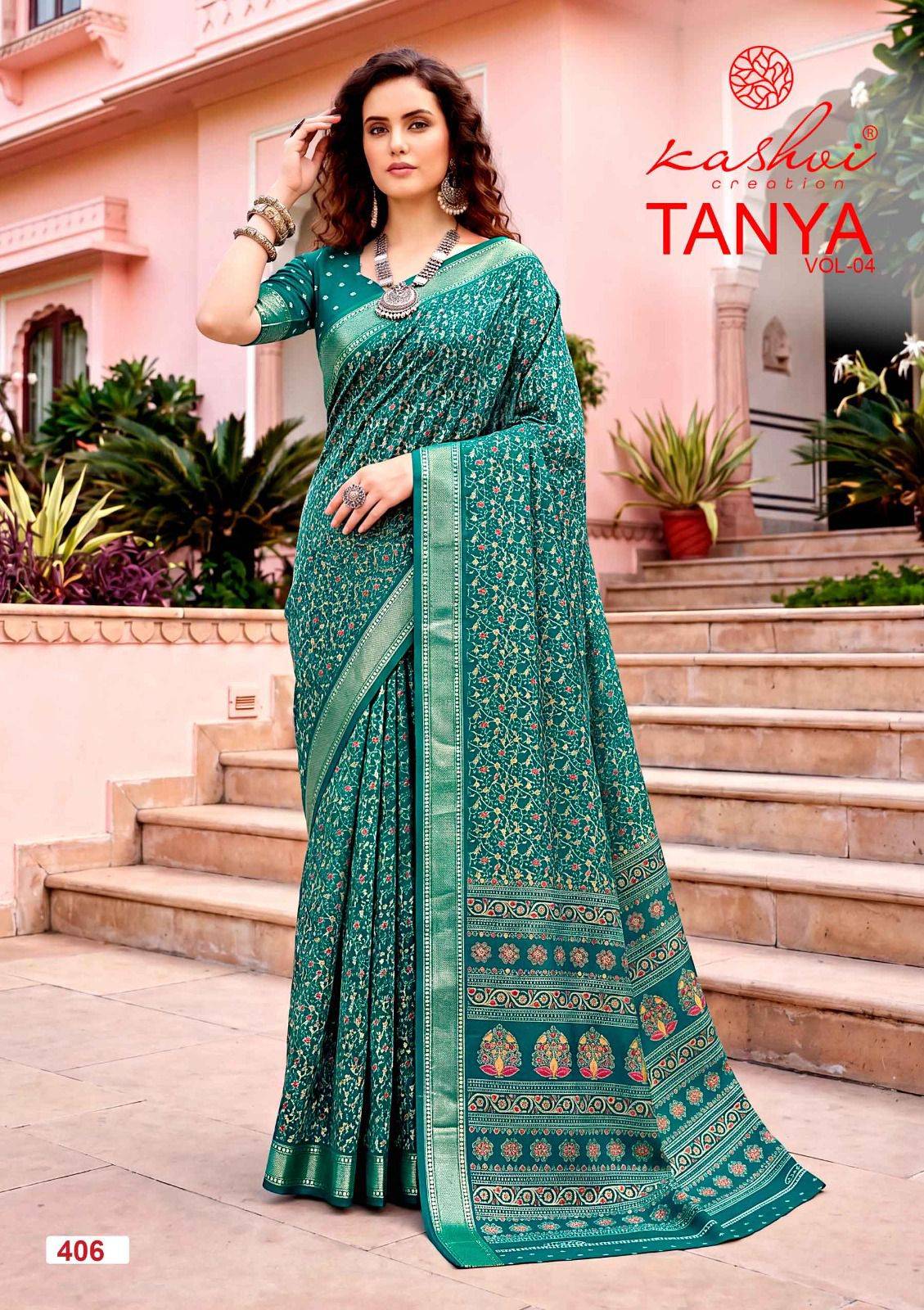 TANYA VOL. 4 By KASHVI CREATION 401 To 408 Series 